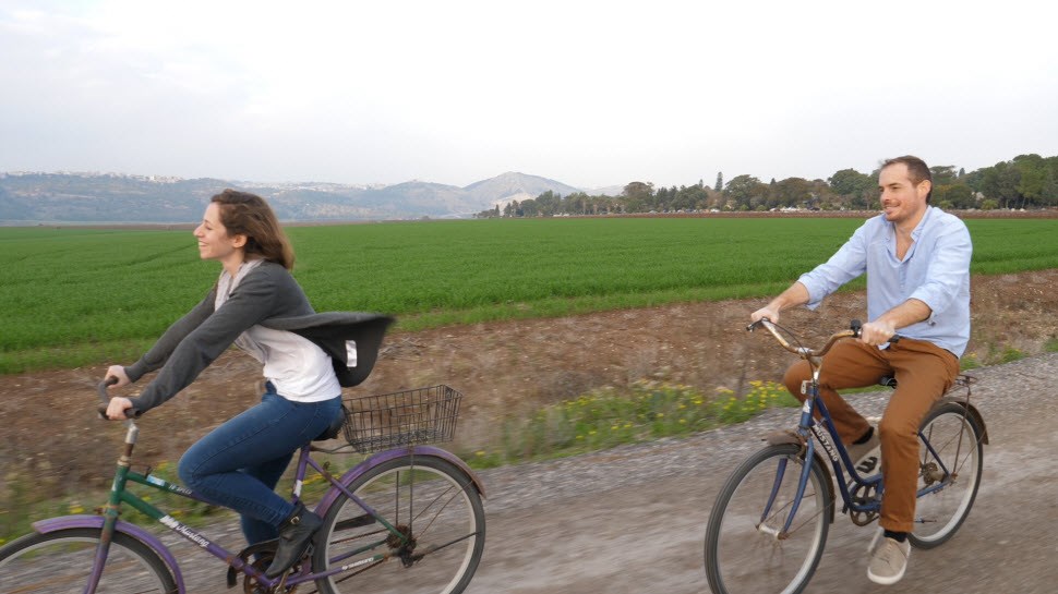 רכיבת אופניים בכפר נופש מזרע